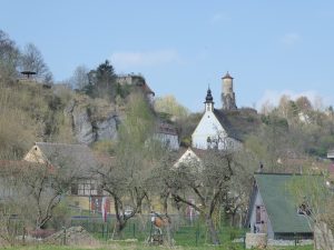 Steinerner Beutel und Burg
